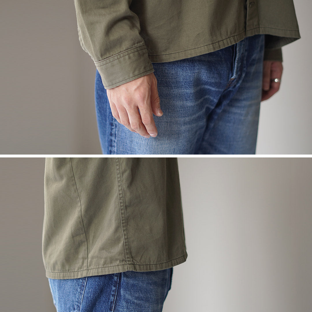 Jean Blue Jeans / Military Field Shirt