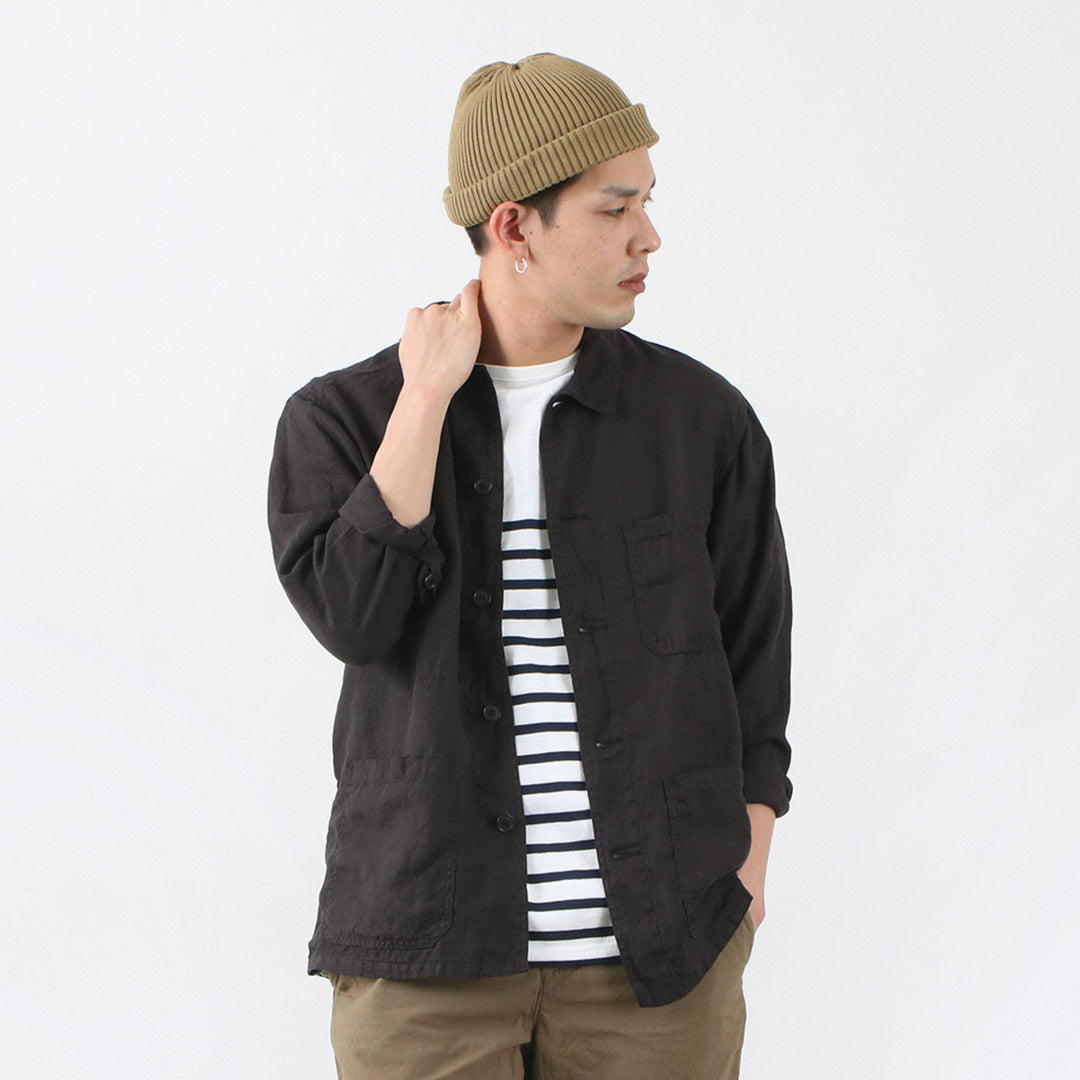 FOB FACTORY / F2413 Hemp shirt jacket