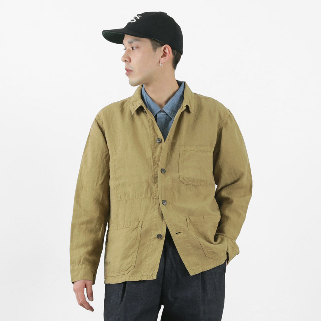 FOB FACTORY / F2413 Hemp shirt jacket