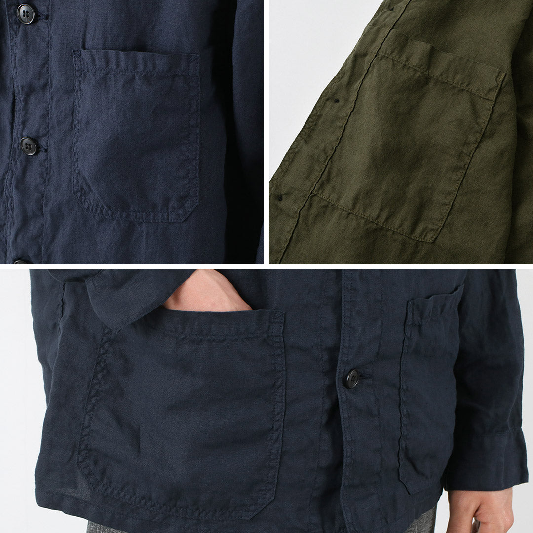 FOB FACTORY / F2413 Hemp shirt jacket