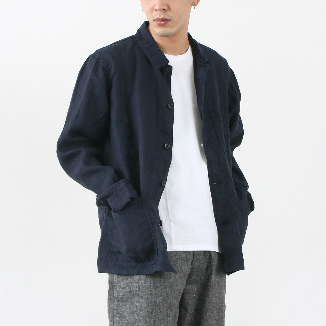 FOB FACTORY / F2413 Hemp shirt jacket