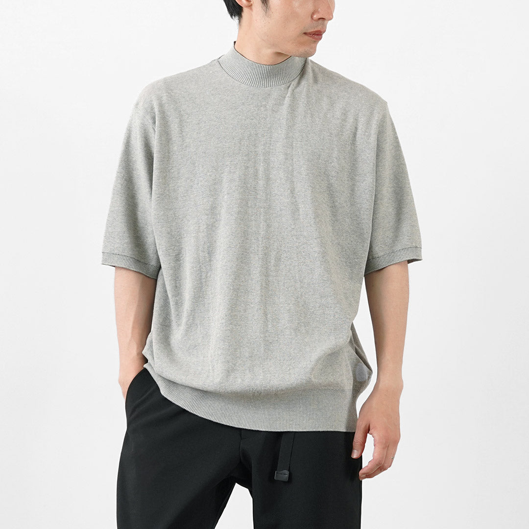 GICIPI / Calamaro Mock neck Relaxed fit Knit and sew