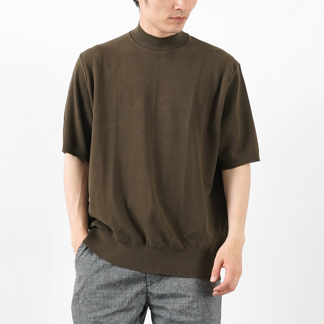 GICIPI / Calamaro Mock neck Relaxed fit Knit and sew