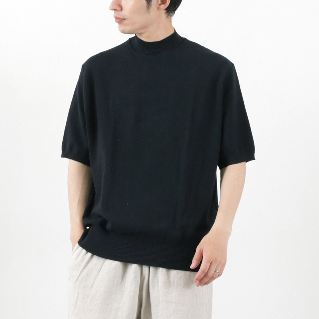 GICIPI / Calamaro Mock neck Relaxed fit Knit and sew