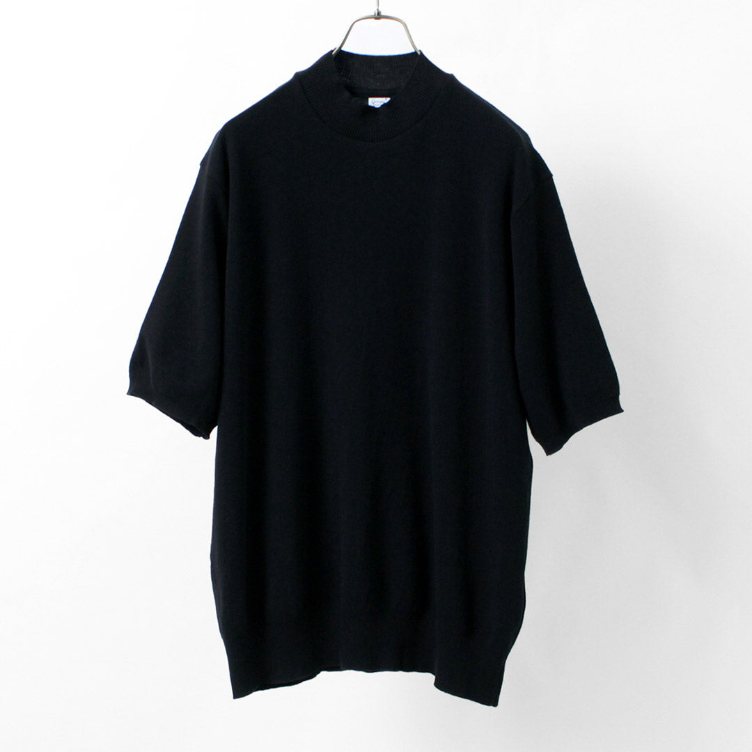 GICCEI / CALAMARO MOCK NECK LELSTED FIT 니트 및 바느질