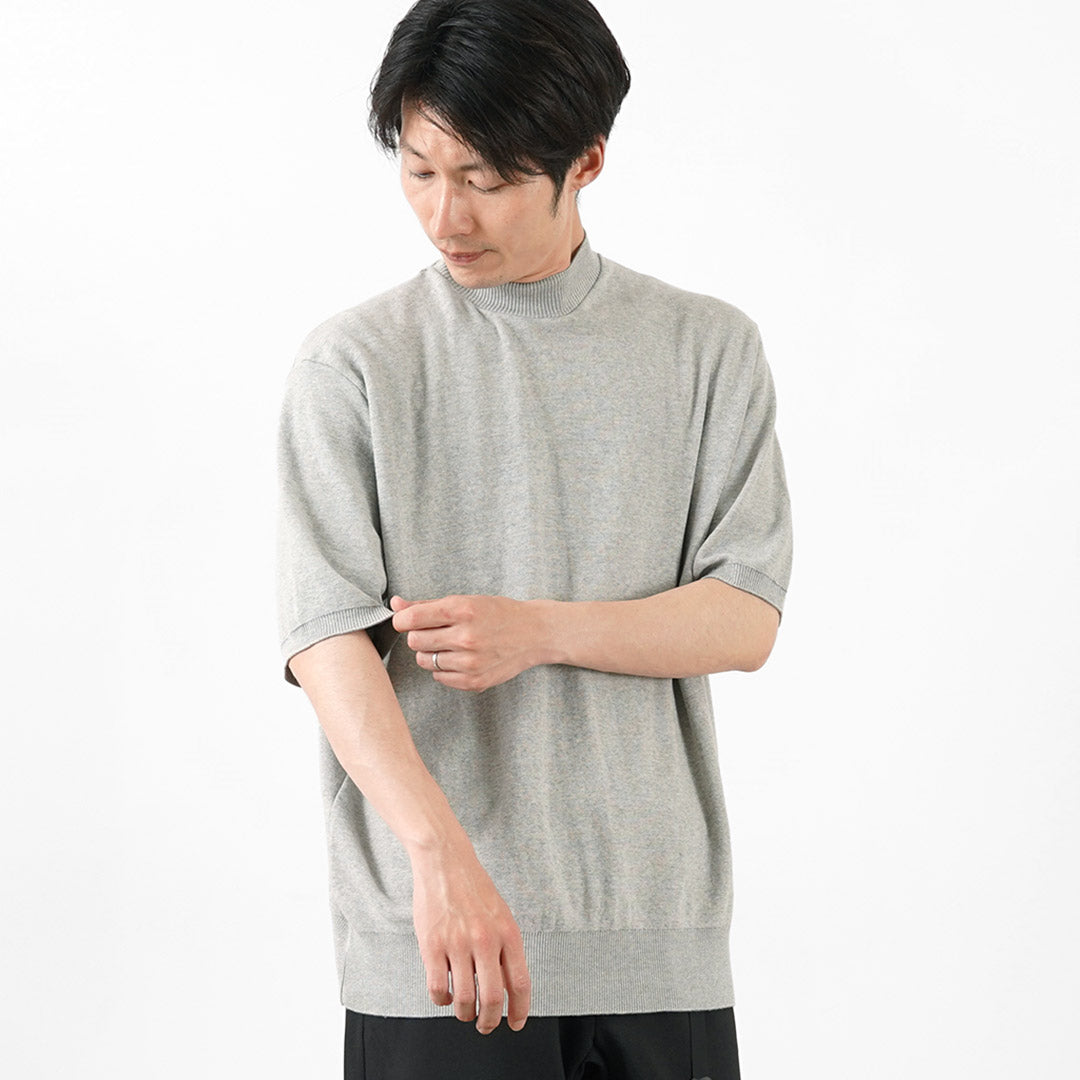 GICIPI / Calamaro Mock neck Relaxed fit Knit and sew