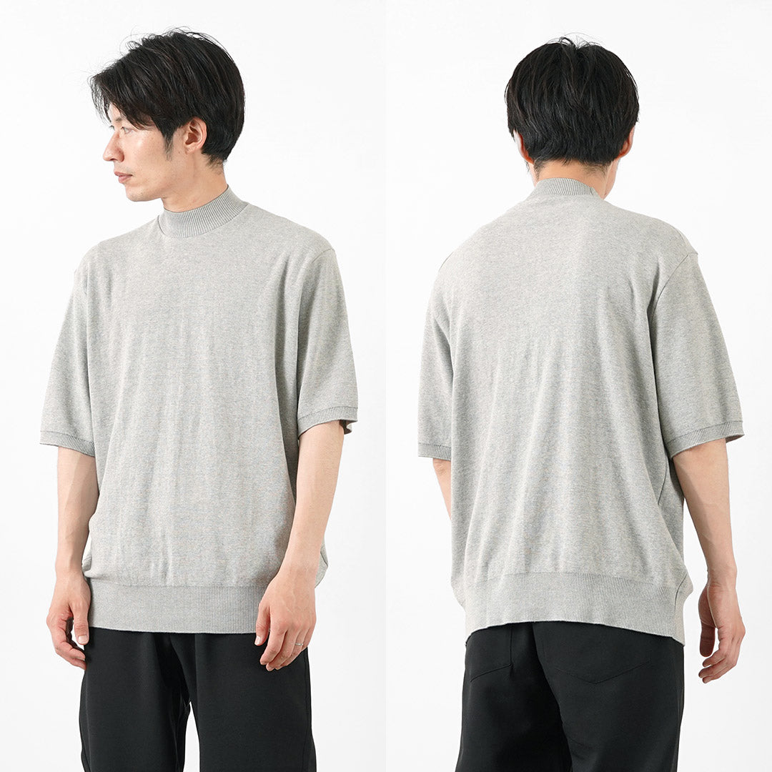 GICIPI / Calamaro Mock neck Relaxed fit Knit and sew