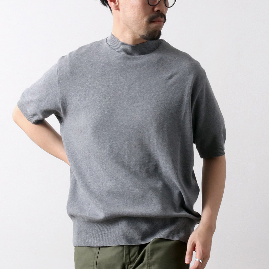 GICIPI / Calamaro Mock Neck Relaxed Fit Knit Sewn