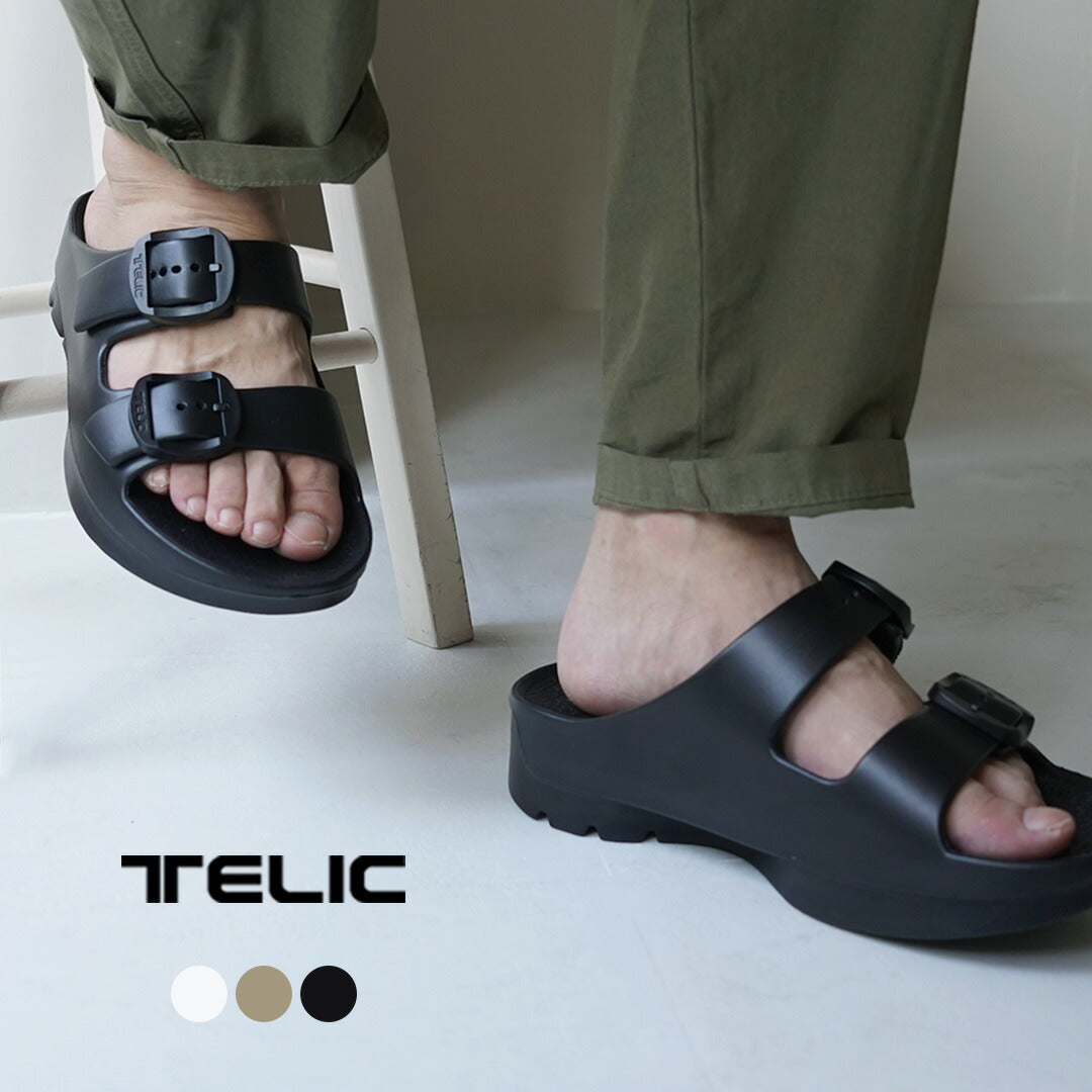 TELIC / Double Buckle 2 Recovery W Buckle Sandal