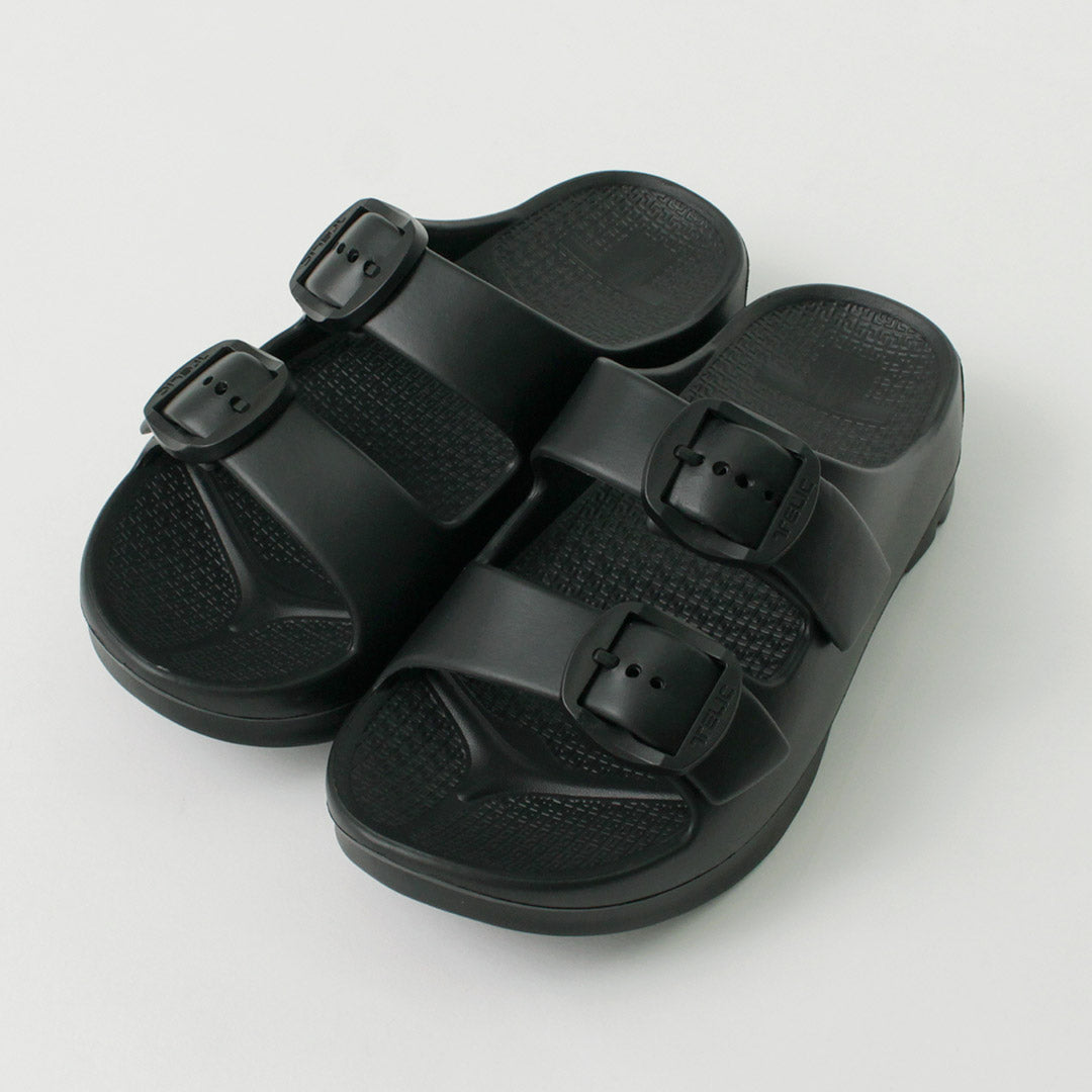 TELIC / Double Buckle 2 Recovery W Buckle Sandal