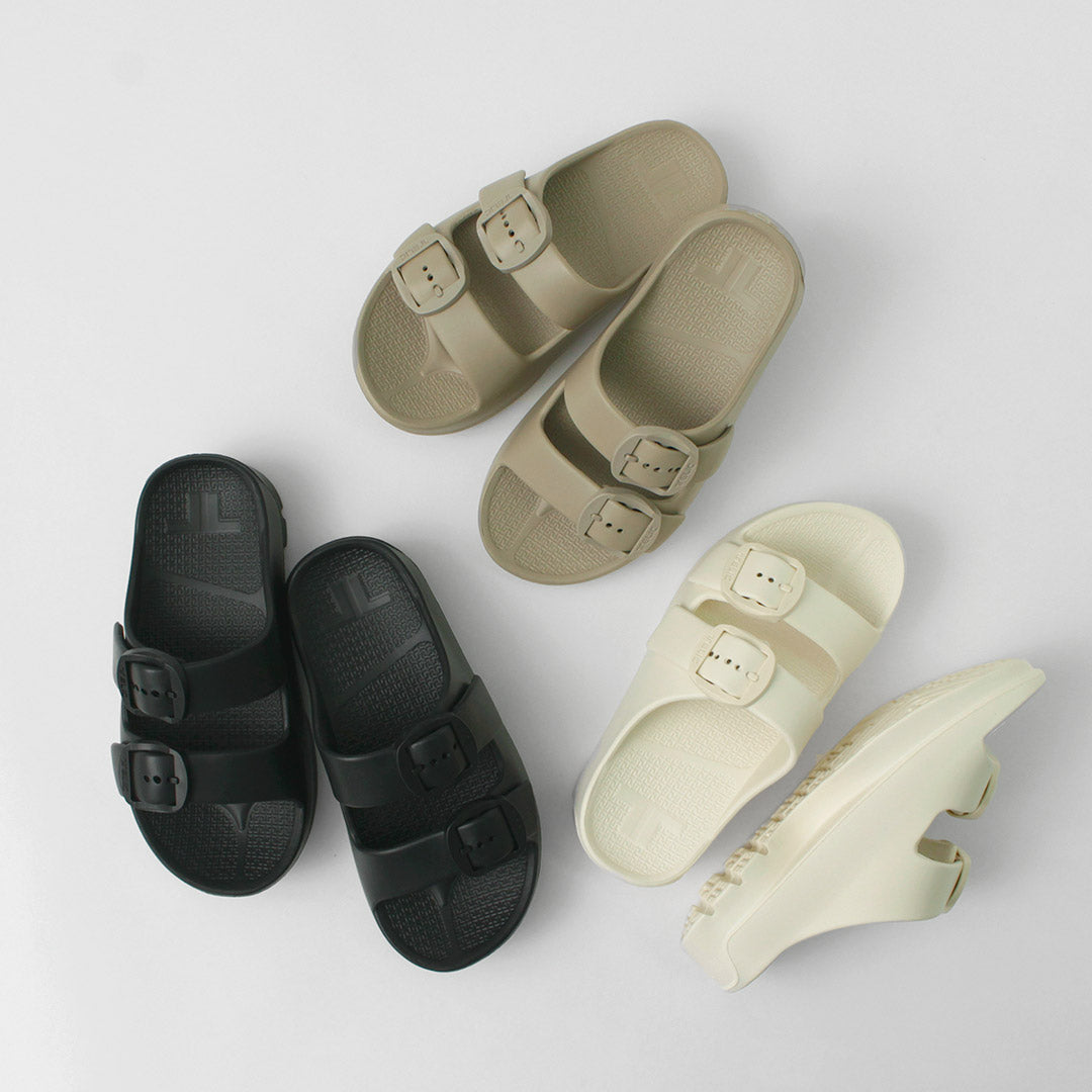 TELIC / Double Buckle 2 Recovery W Buckle Sandal