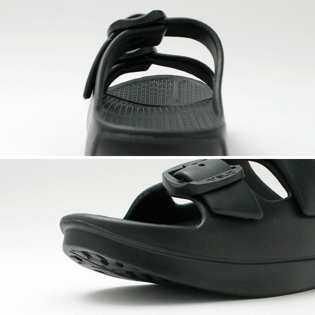 TELIC / Double Buckle 2 Recovery W Buckle Sandal