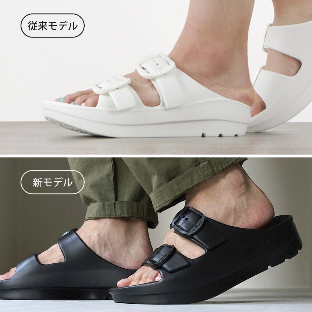 telic /雙扣2恢復W帶扣涼鞋