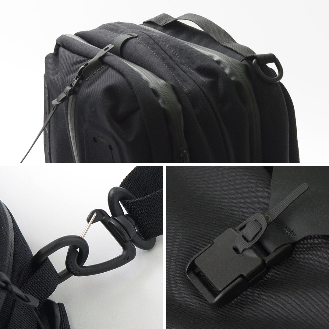 BLACK EMBER / CORDURA FORGE 500 Denier 3WAY Travel Backpack