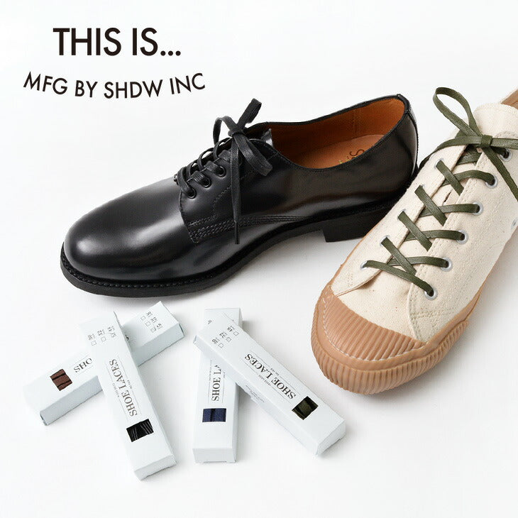 THIS IS... / Waxed Dress Flat Shoe Lace