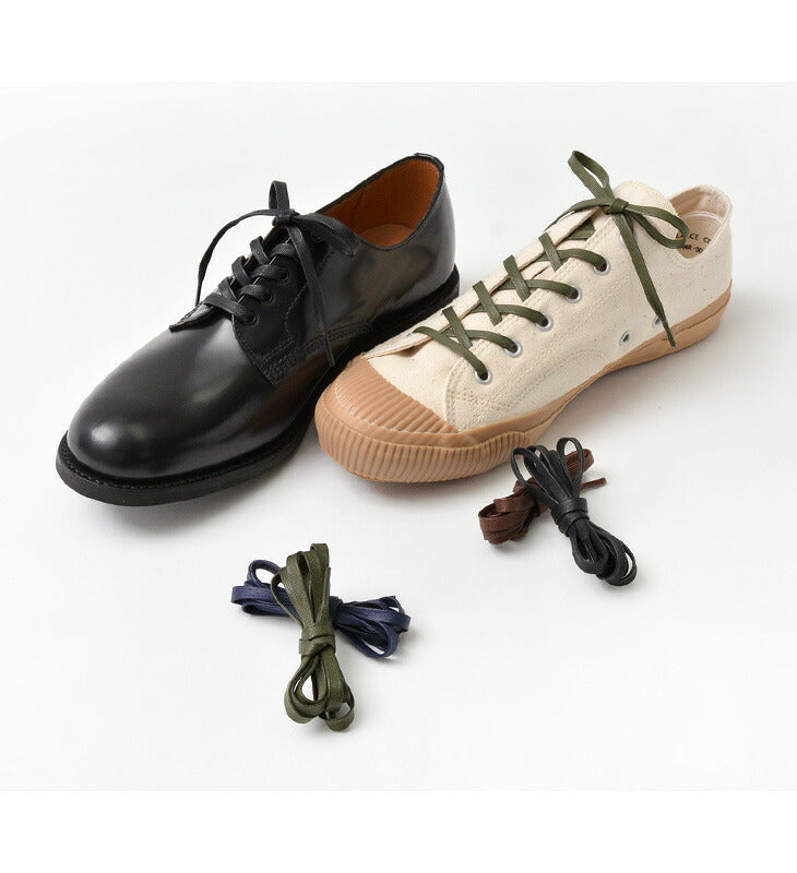 THIS IS... / Waxed Dress Flat Shoe Lace