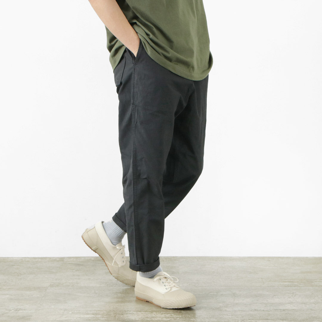 JAPAN BLUE JEANS / Ripstop garment dye relaxed trousers