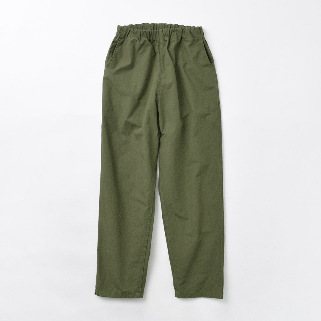 JAPAN BLUE JEANS / Ripstop garment dye relaxed trousers