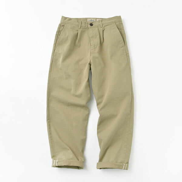 日本蓝色牛仔裤 / rjb8020 12盎司selvedge chino 1-tuck宽裤子