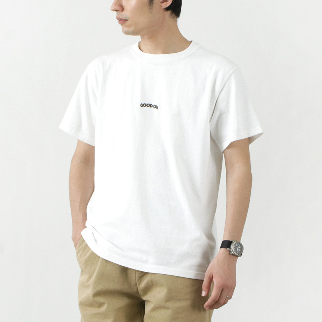 GOOD ON / GOOD ON Arch Logo Embroidery T-shirt