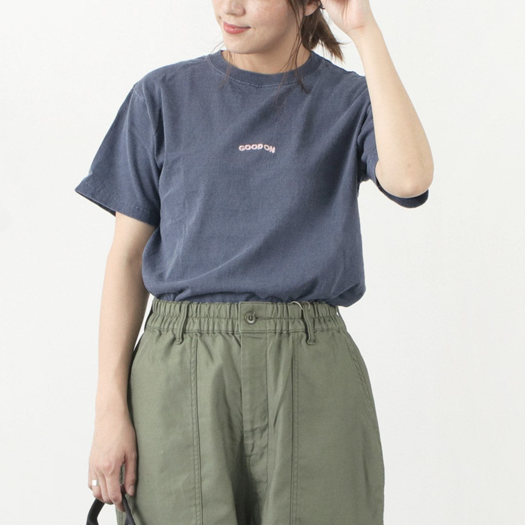 GOOD ON / GOOD ON Arch Logo Embroidery T-shirt