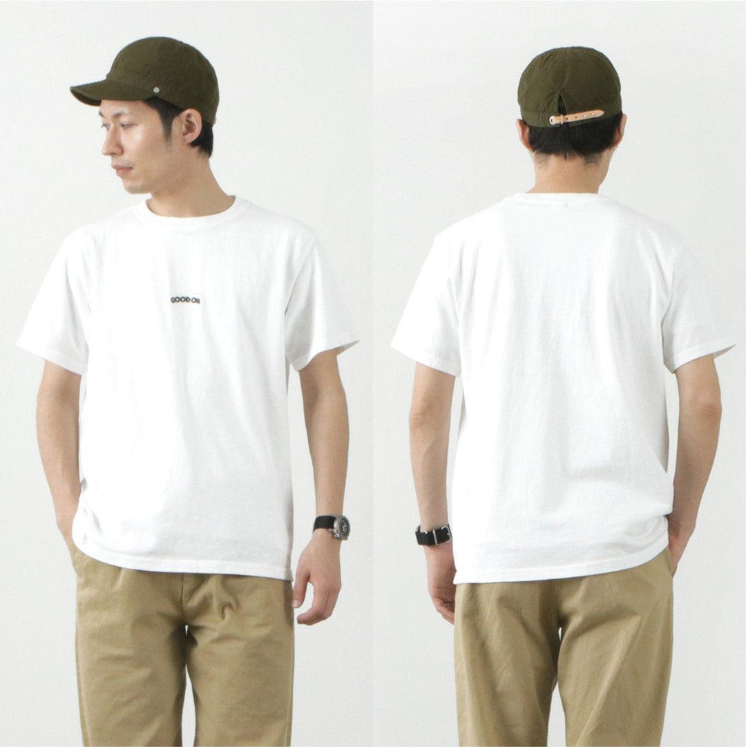 GOOD ON / GOOD ON Arch Logo Embroidery T-shirt