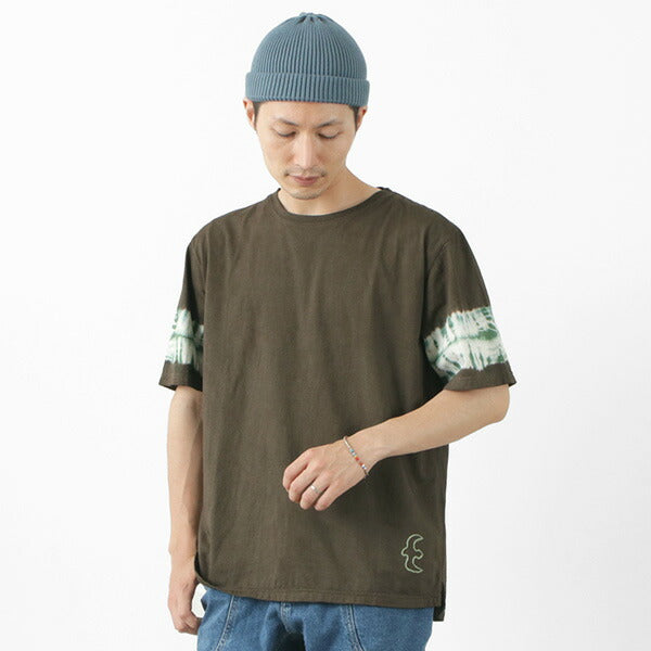 SLOW HANDS / Tie-Dye Sleeve T-Shirt