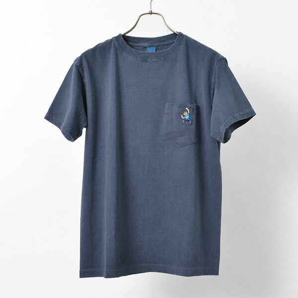 GOOD ON / GO BOY Hanging embroidery short sleeve pocket