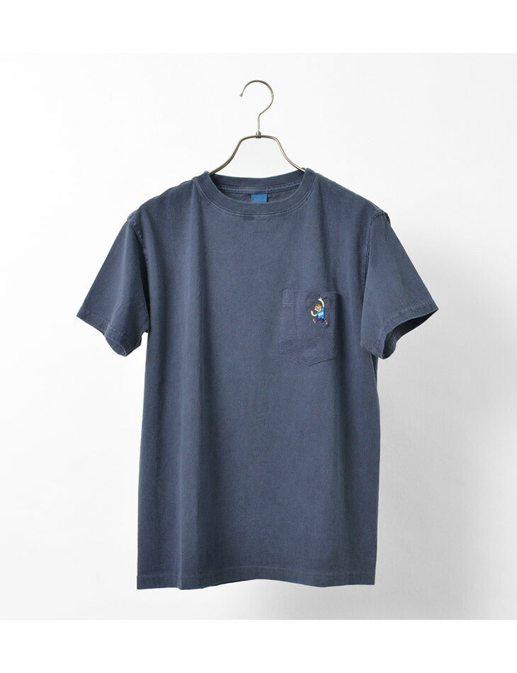 GOOD ON / GO BOY Hanging embroidery short sleeve pocket