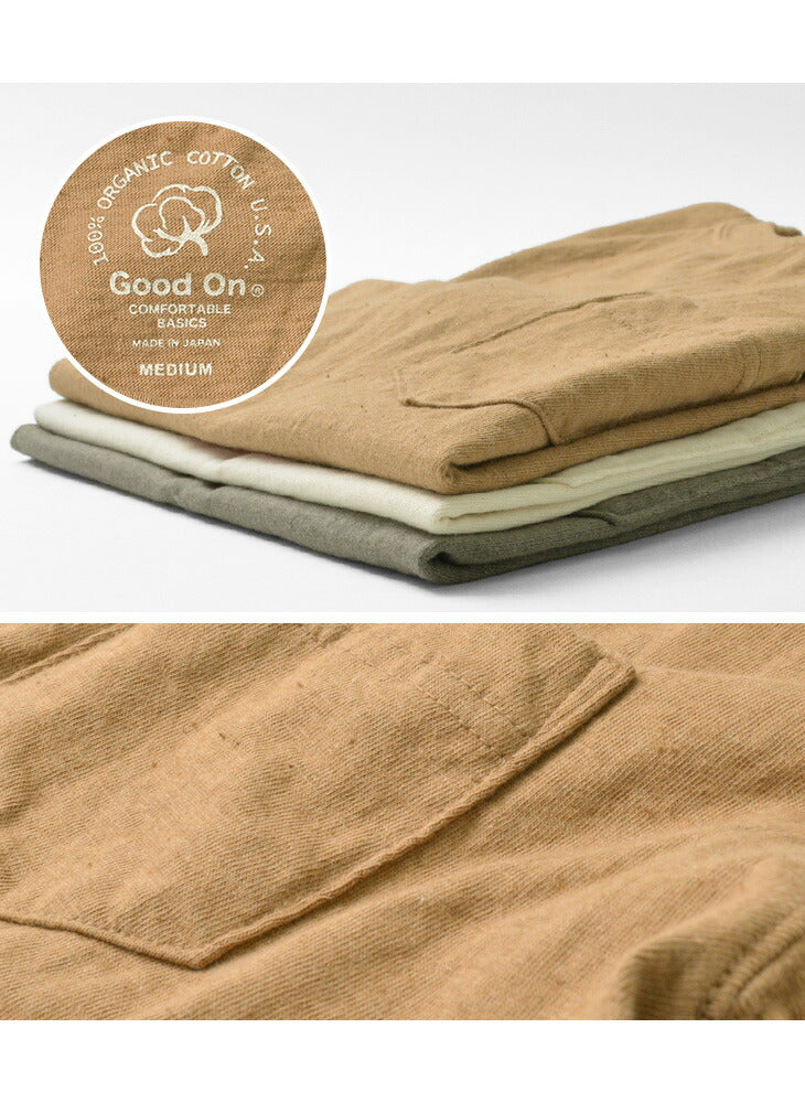 GOOD ON / organic short sleeve pocket T-shirt