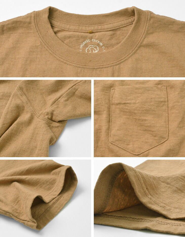 GOOD ON / organic short sleeve pocket T-shirt