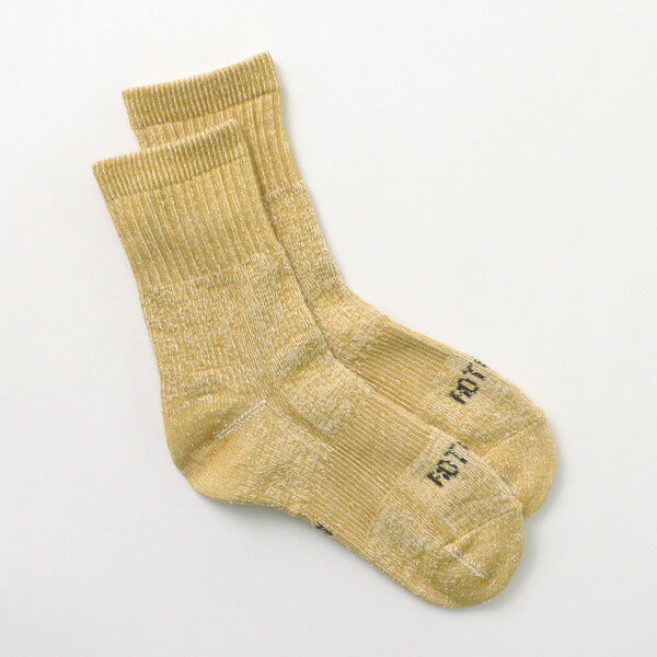 ROTOTO / R1380 Double Face Mid Socks Organic Cotton