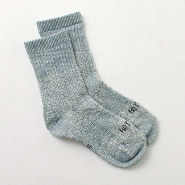 ROTOTO / R1380 Double Face Mid Socks Organic Cotton