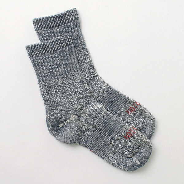 ROTOTO / R1380 Double Face Mid Socks Organic Cotton