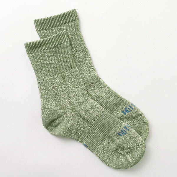 ROTOTO / R1380 Double Face Mid Socks Organic Cotton