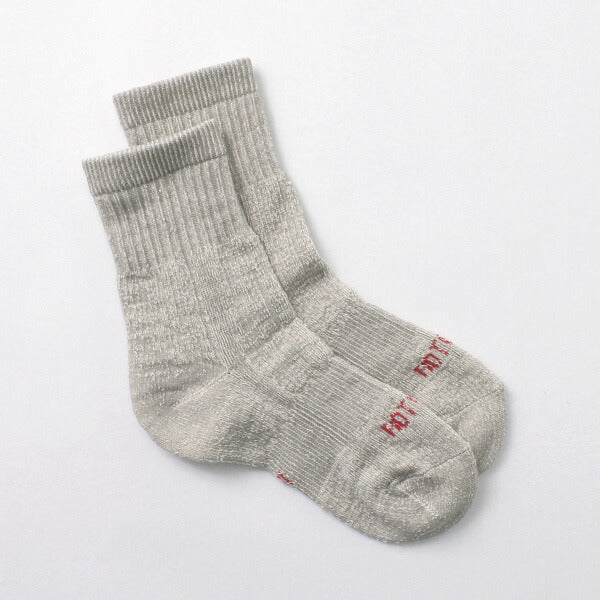 ROTOTO / R1380 Double Face Mid Socks Organic Cotton