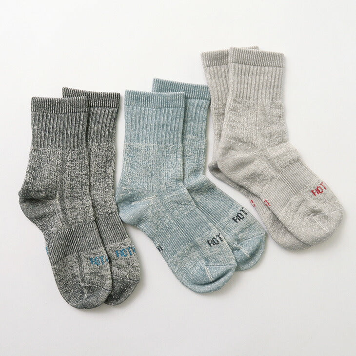 ROTOTO / R1380 DOBLE CARA MID SOCKS COTHER ORGÁNICO