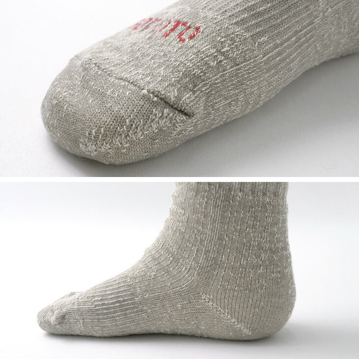 ROTOTO / R1380 DOBLE CARA MID SOCKS COTHER ORGÁNICO