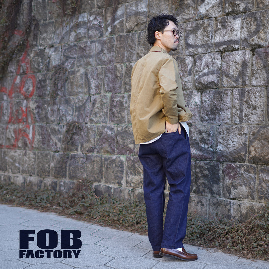 FOB 공장 / F0508 데님 트랙 바지