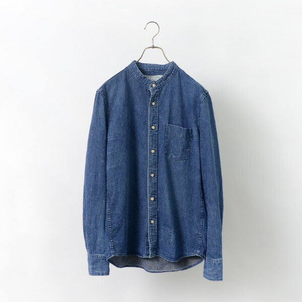 Remi Relief / Denim Band Collar Shirt