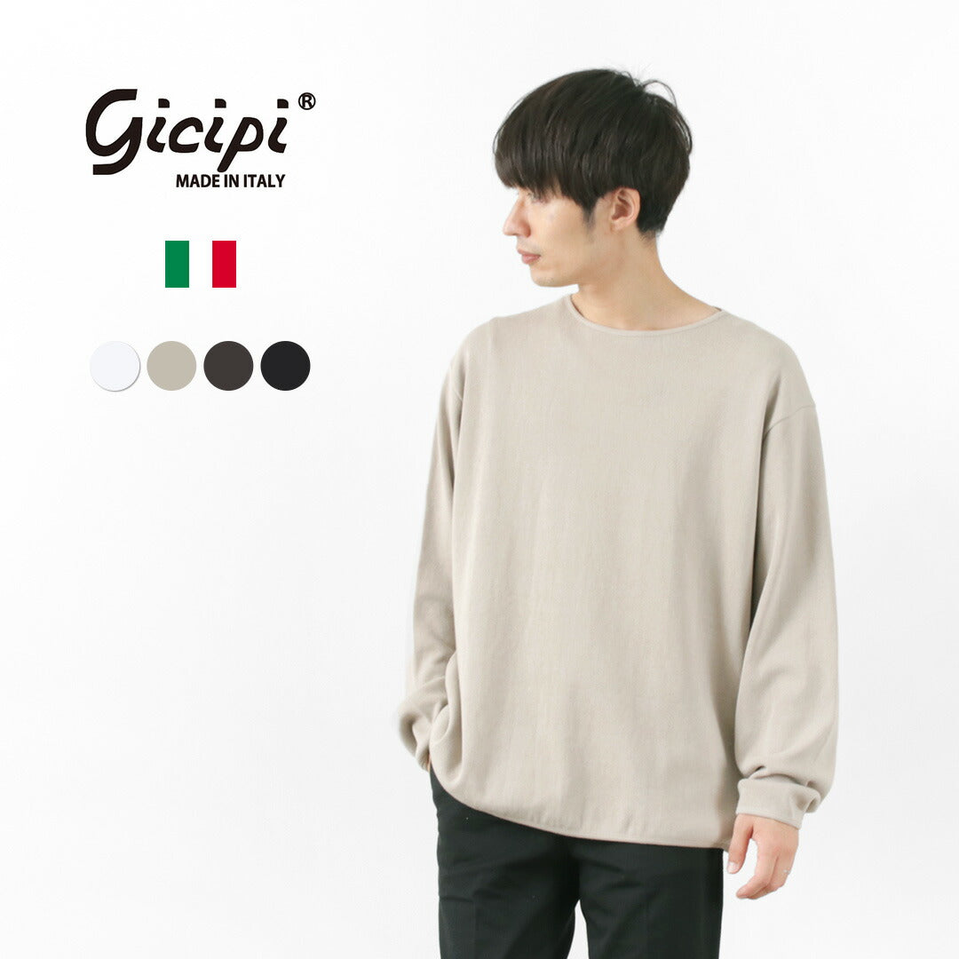 gicipi / pitone boat neck wide fit milano rib 니트 바느질