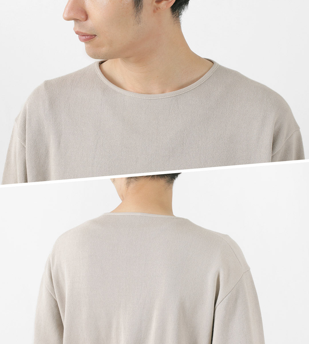 GICIPI / PITONE Boat Neck Wide Fit Milano Rib Knit sewn