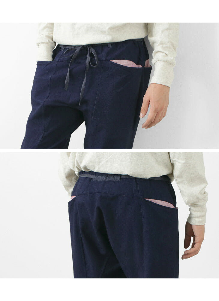 SLOW HANDS / Denim Stretch Pile Wandering Pants