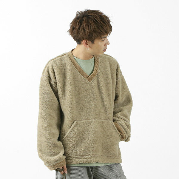 FNOR / V-Neck Boa Pullover