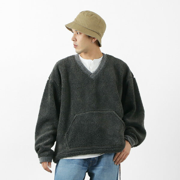 FNOR / V-Neck Boa Pullover