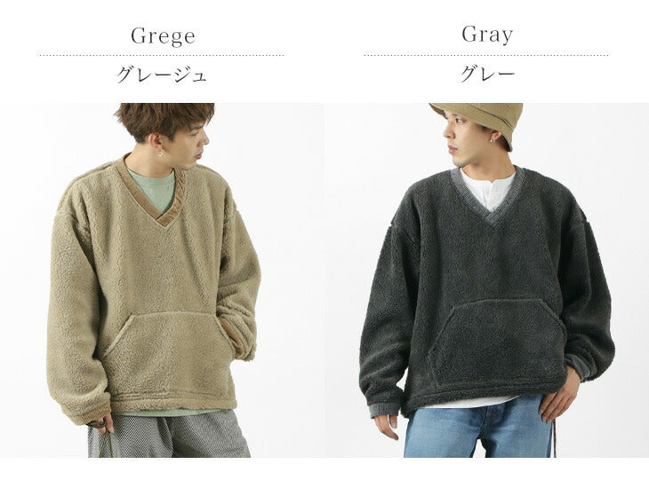 FNOR / V-Neck Boa Pullover