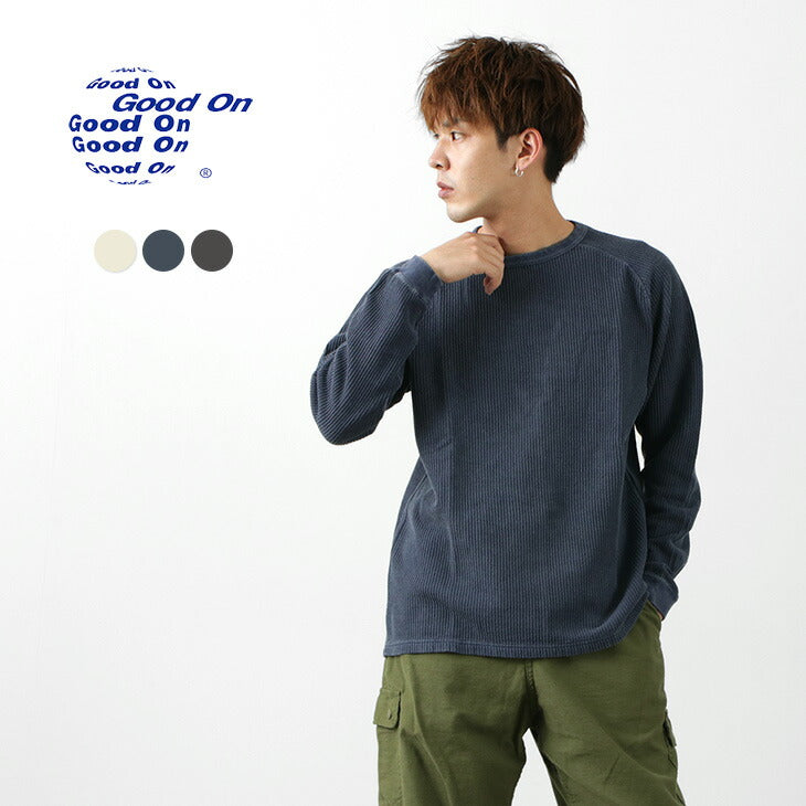 GOOD ON / Long sleeve rib knit