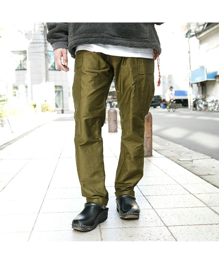 Sage de Cret / Pantalon cargo effilé / Moleskin