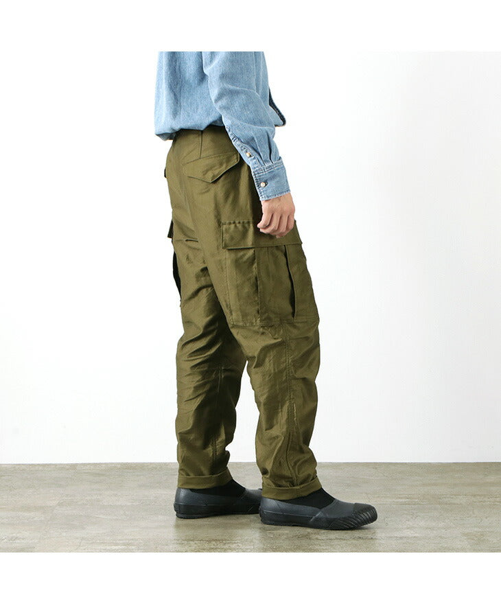 Sage de Cret / Pantalon cargo effilé / Moleskin