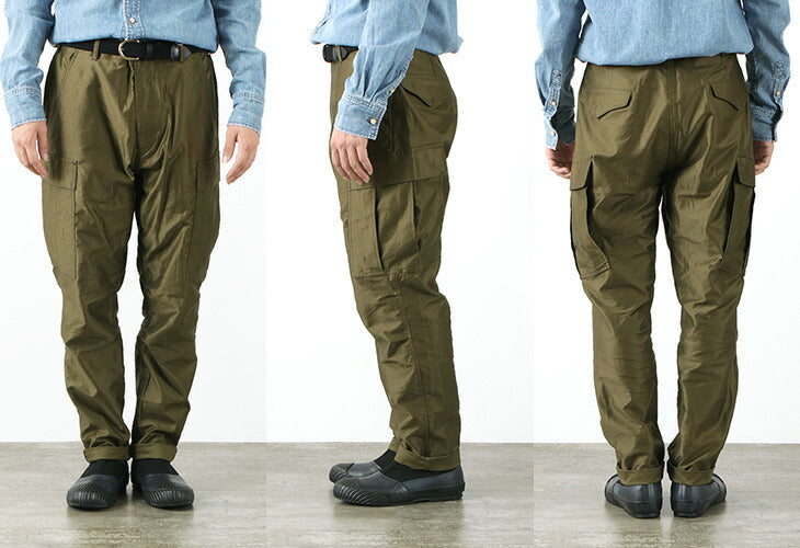 Sage de Cret / Pantalon cargo effilé / Moleskin